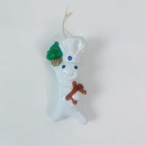 Pillsbury 2001 Vintage Doughboy Ornament with Cupcake and Gingerbreadman